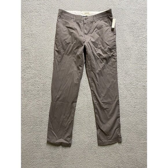Goodthreads Khaki Brown Straight Leg Chino Pants Mens 34 x 34 NEW - Picture 1 of 9